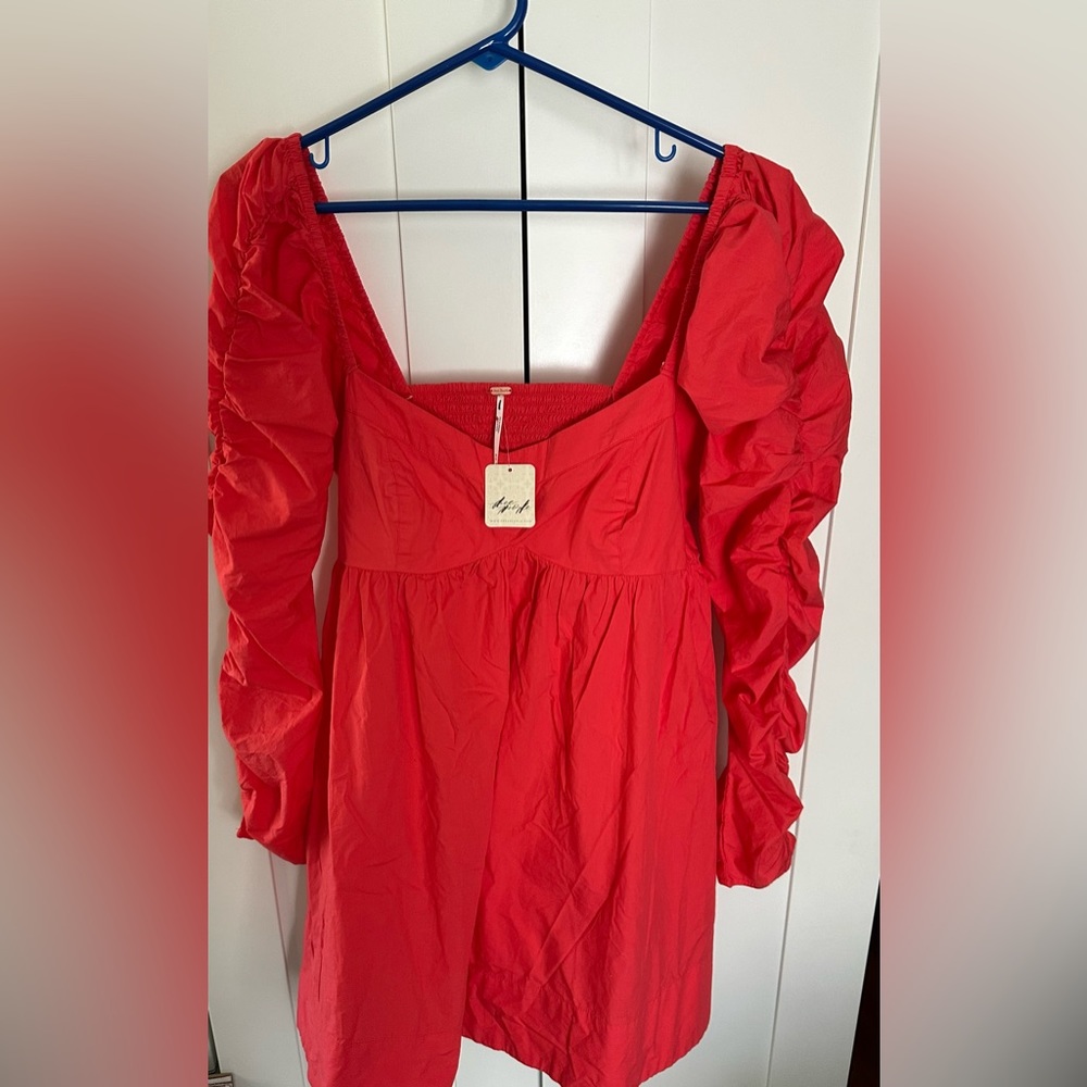 NWT Free People Lindsay BABYDOLL Dress Size Medium - Picture 5 of 9